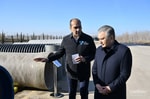 «Зеленый пояс» и переезд министерств: Шавкат Мирзиёев знакомится с первым этапом строительства Нового Ташкента