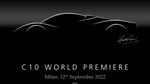 Pagani опубликовала тизер гиперкара C10