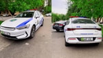 Инспекторам ДПС в Узбекистане выдали патрульные электрокары BYD Qin