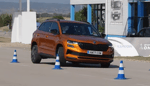 Skoda Karoq хорошо показал себя на лосином тесте