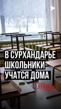 В Сурхандарье школьники учатся дома из-за закрытия школы