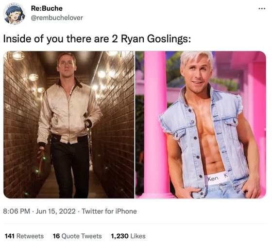 «Внутри тебя есть два Райана Гослинга»
