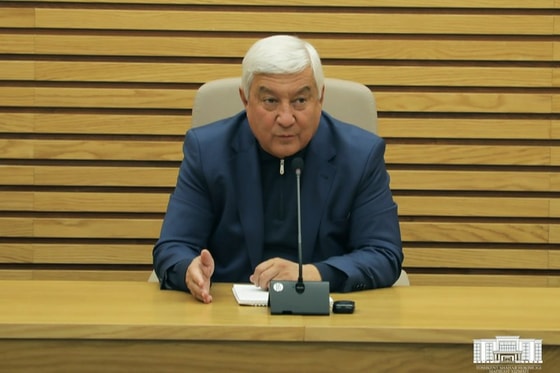На фото&nbsp;Бахтиёр Рахмонов / Хокимият Ташкента