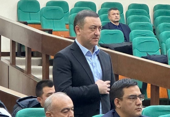 На фото Даврон Исматов / Хокимият Ташкента