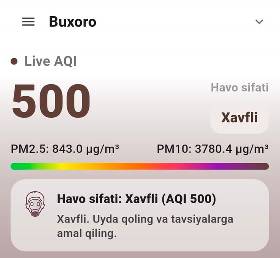 Фото: Узгидромет