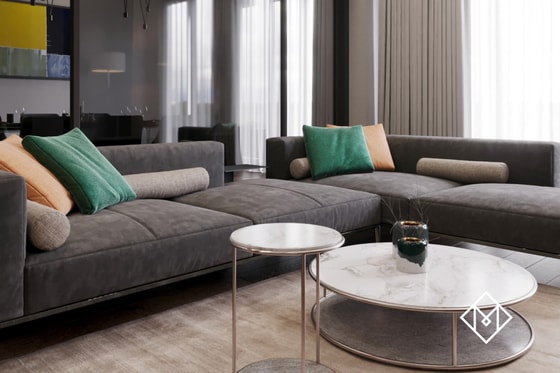 Проект апартаментов в резиденции.