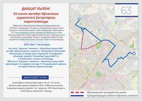 Фото: Управление транспорта Ташкента