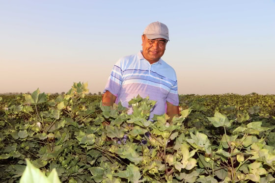 На фото экс-депутат Панжи Нуртаев / Хокимият Камашинского района