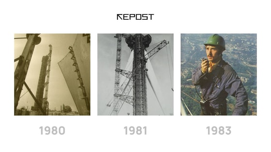 Ташкентская телебашня, 1980-ые гг.