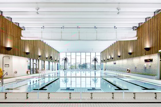 Рендер бассейна в спа-зоне.