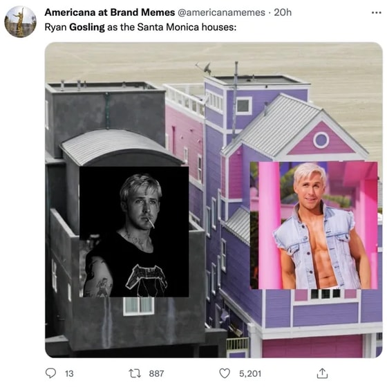 «Райан Гослинг, как эти дома в Санта-Монике»