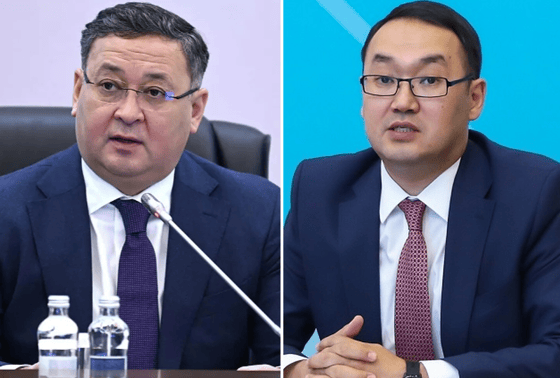 Мурат Нуртлеу (слева) и Ержан Ашикбаев (справа)