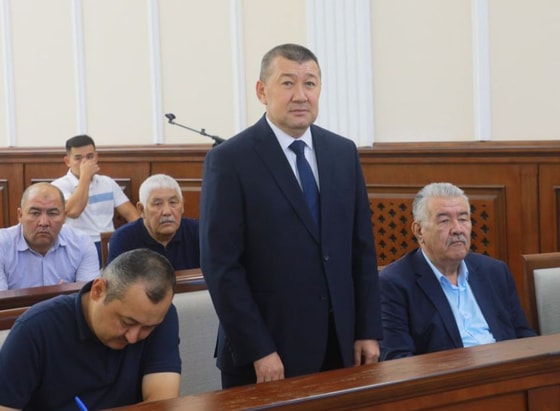 На фото&nbsp;Байрам Отемуратов / Жокаргы Кенес Каракалпакстана