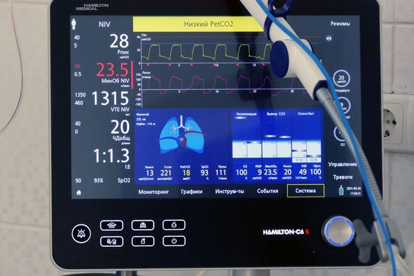 В России создали аппарат жидкостной вентиляции легких