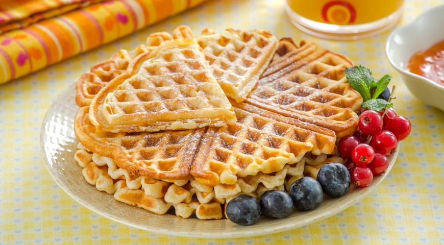 Рецепт вафлей на завтрак из продуктов, которые есть у вас в холодильнике