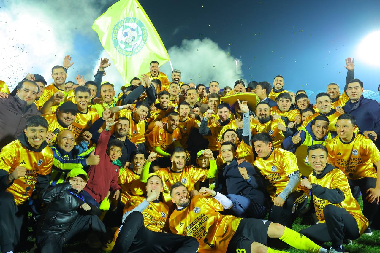 Ферганский «Нефтчи» впервые завоевал Суперкубок Узбекистана