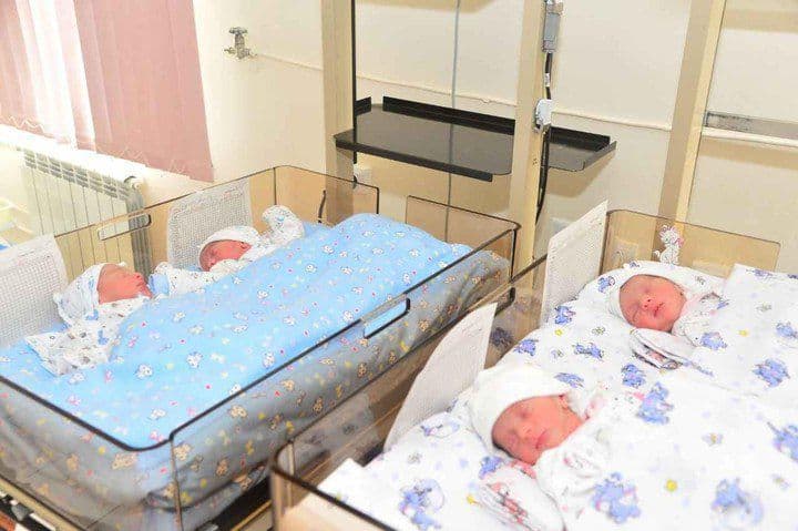 В Ташкентской области родились четыре близнеца