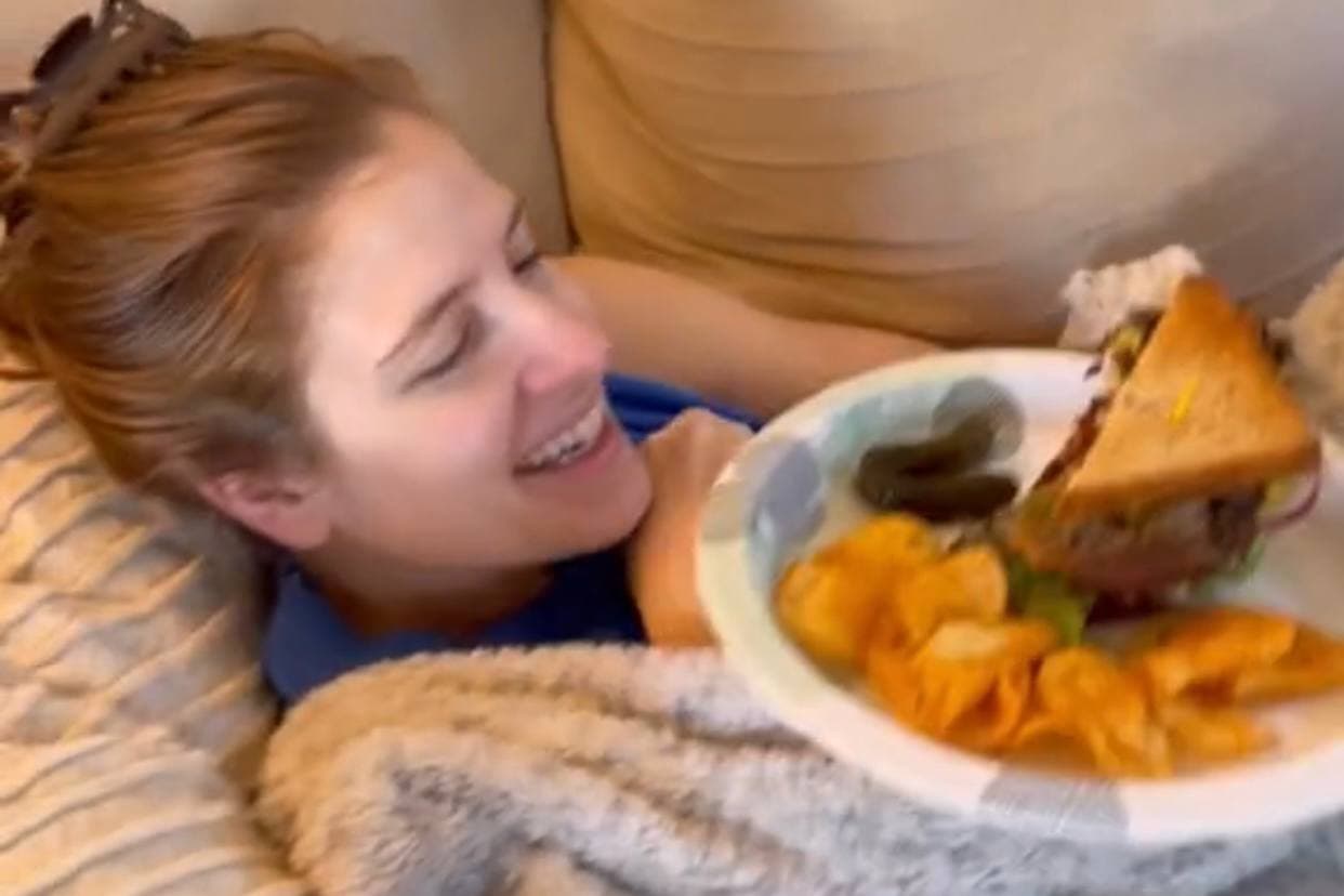 Женщина питалась едой мужа и смогла забеременеть