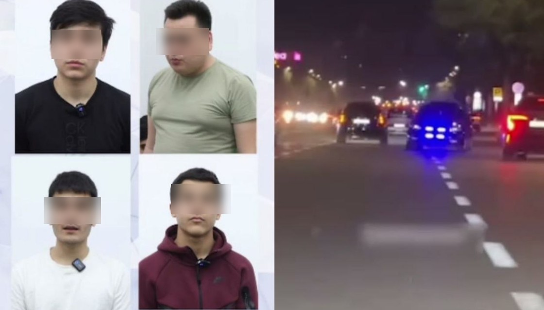 С мигалкой и без номеров: в Ташкенте наказали парней, грубо нарушивших ПДД