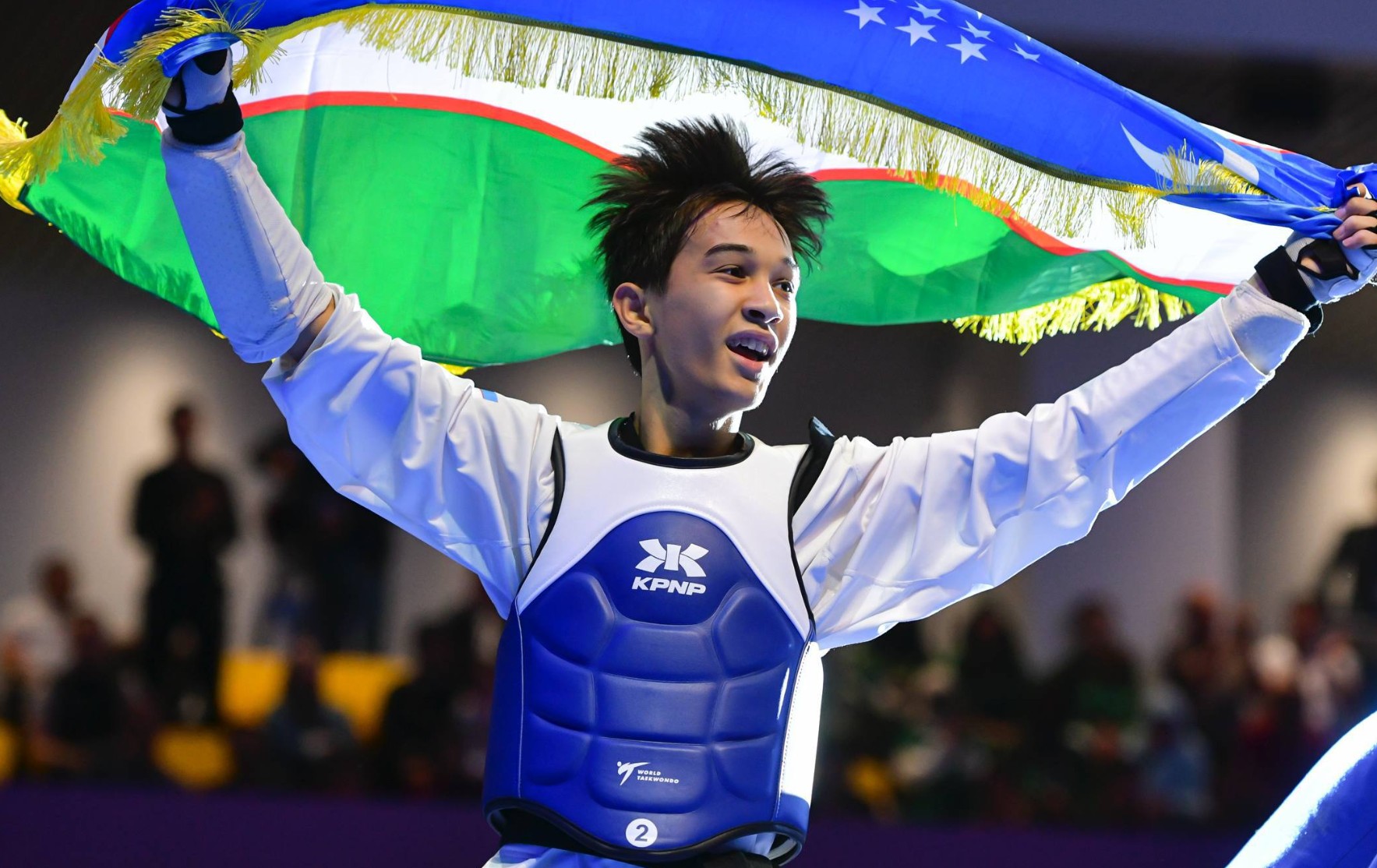 Узбекский таэквондист Ёсинбек Одилов завоевал золотую медаль на молодежном ЧМ