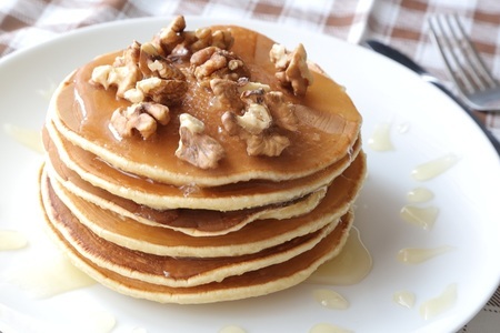 Рецепт вкусных американских панкейков на завтрак