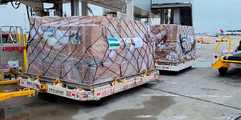 В Узбекистан из США прибыла вторая партия гуманитарного груза