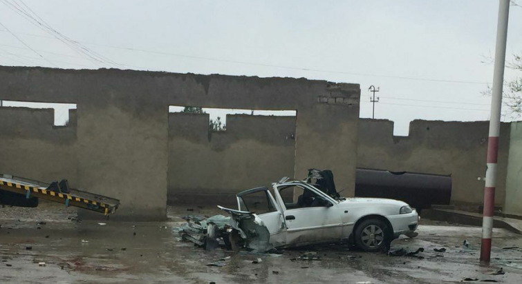 В Кашкадарье Nexia разорвало от взрыва ГБО (видео)