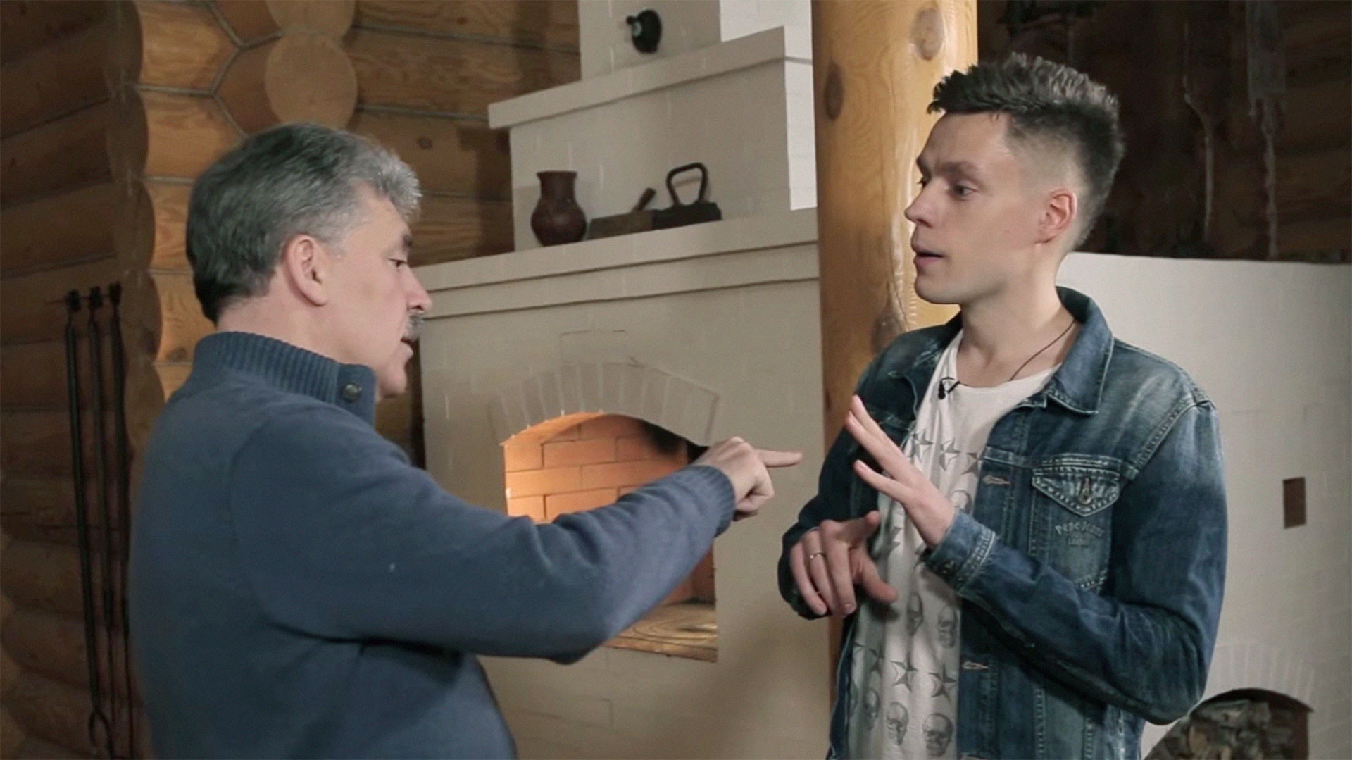 Грудинин проиграл спор Дудю и сбрил усы (фото)