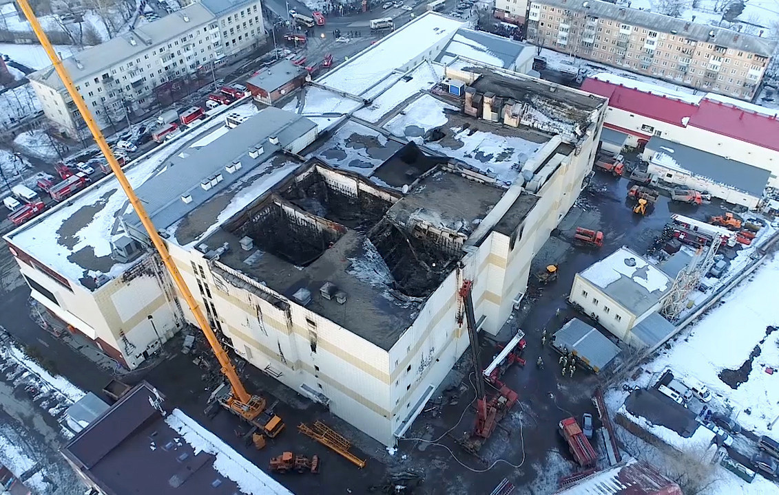 На месте сгоревшей «Зимней вишни» появится мемориал