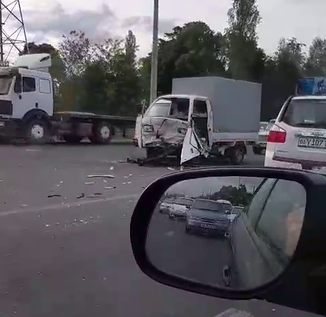 Опубликованы первые кадры с места лобового столкновения Labo и Cobalt на малой кольцевой