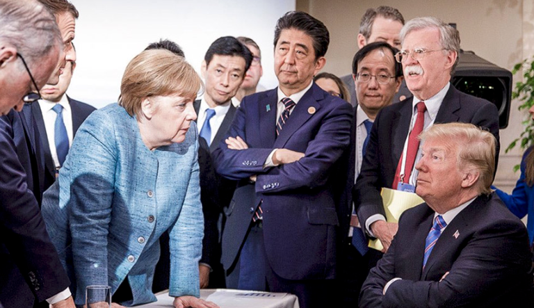 Трамп прокомментировал разошедшееся на мемы фото с Меркель