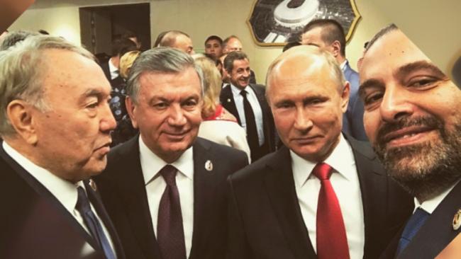Ливанский политик разместил в Instagram селфи с Шавкатом Мирзиёевым