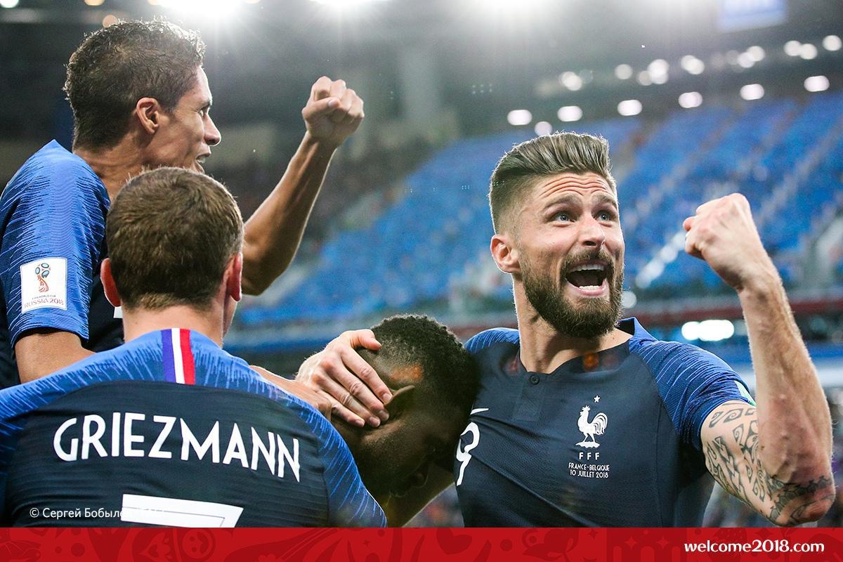 Франция стала первым финалистом ЧМ-2018