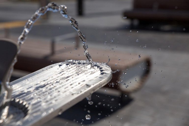 Ташкентцев напоят в центре города