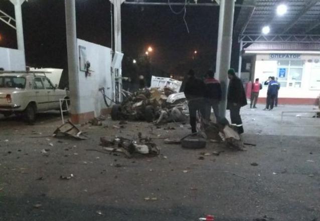 В сети появилось видео взрыва «Жигули» на газозаправке