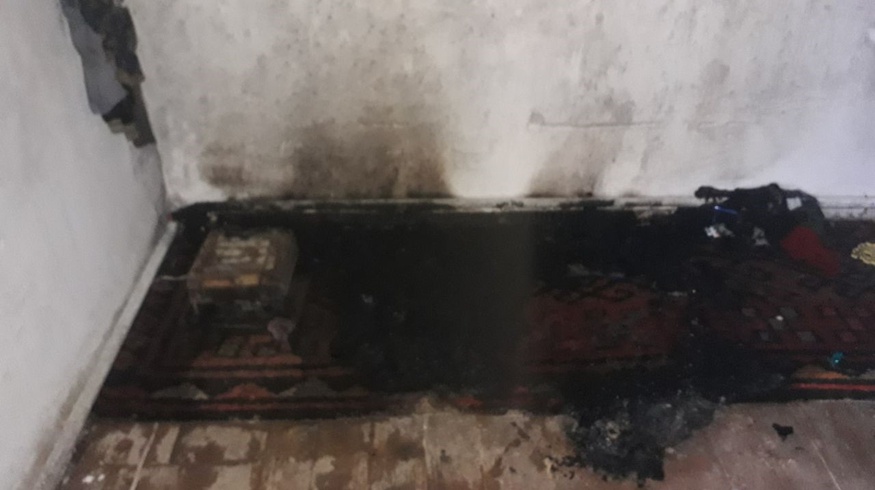 В Заамине сгорел годовалый младенец