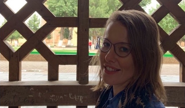 Ксения Собчак  покаталась по Самарканду  (фото)