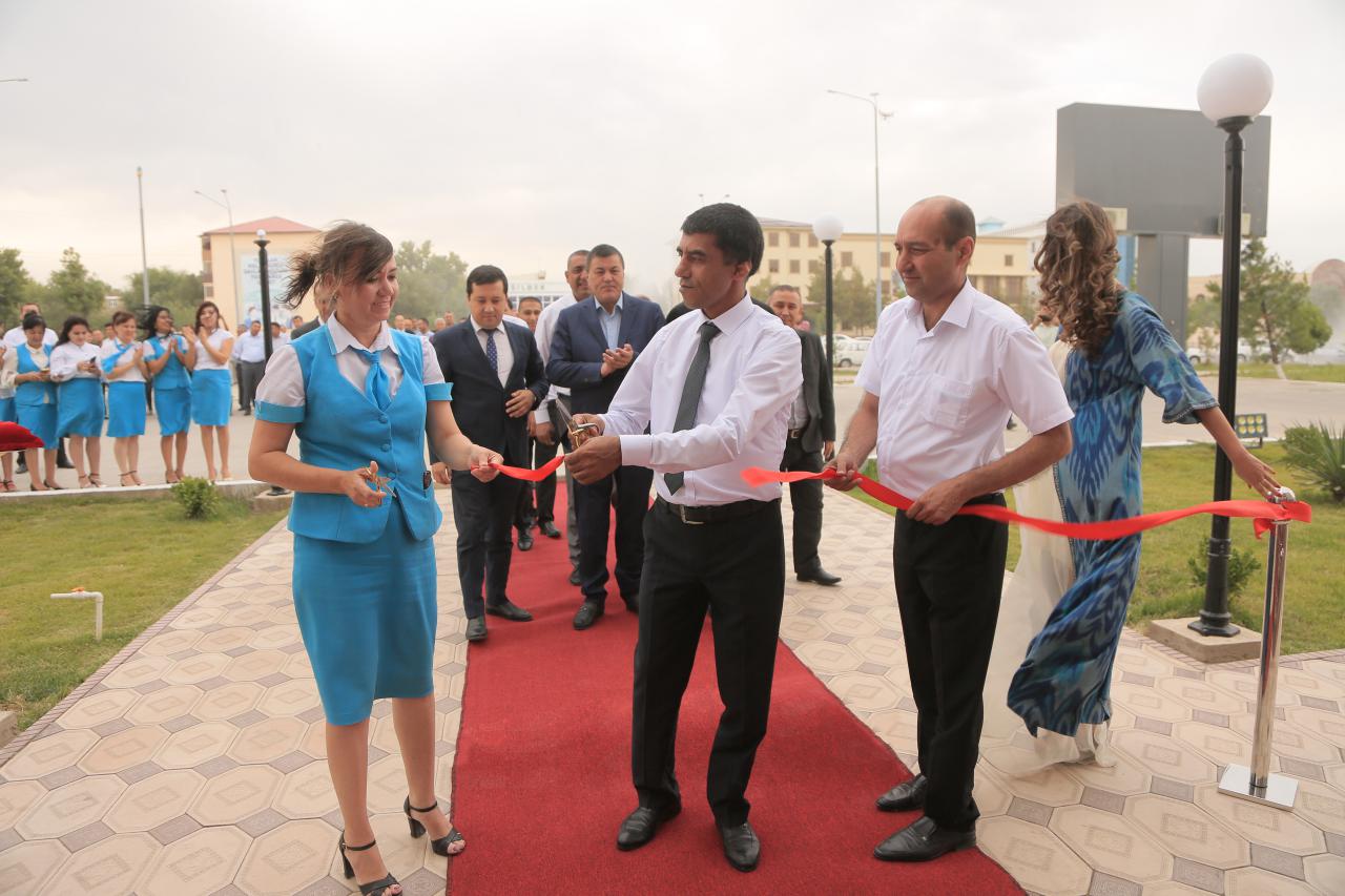 Кашкадарьинский филиал АК «Алокабанк» переехал в новое здание