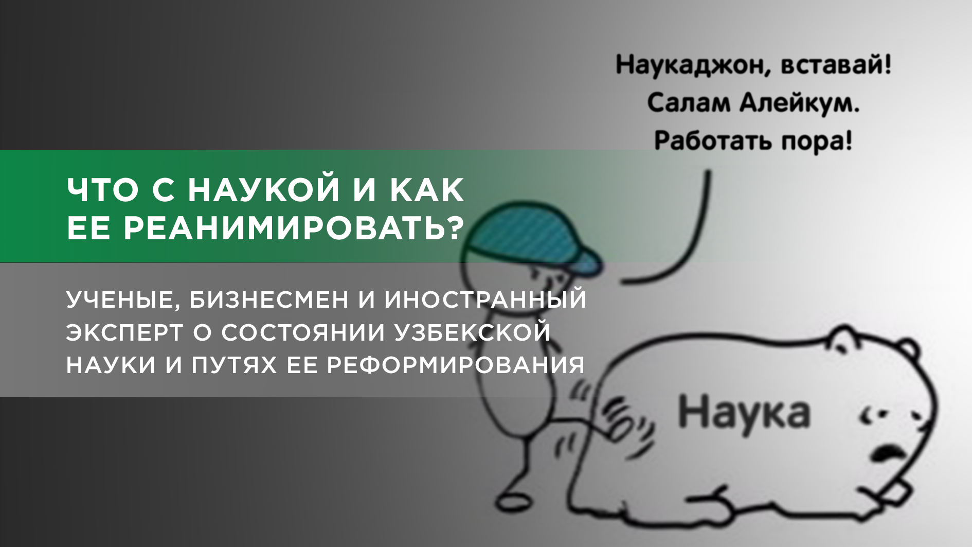 Что с наукой и как ее реанимировать?