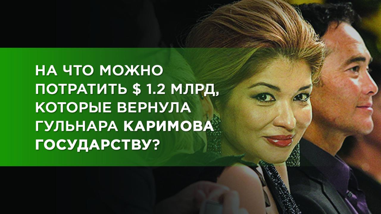 Инфографика: на что Узбекистан может потратить $1,2 миллиарда Гульнары Каримовой 