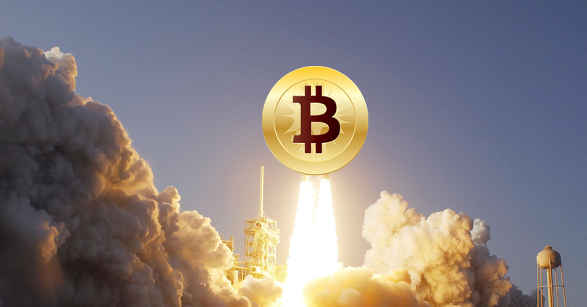 Биткоин взлетел