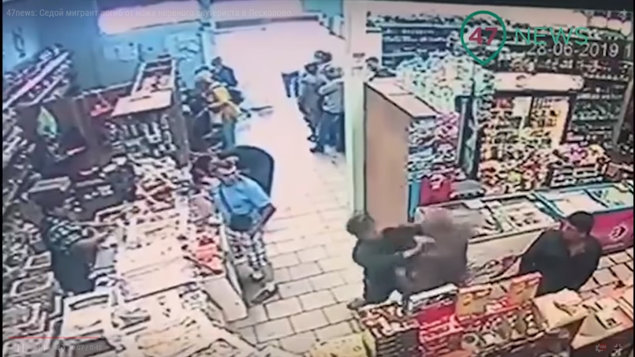 В Ленинградской области пожилой уроженец Узбекистана умер от поножовщины (видео)