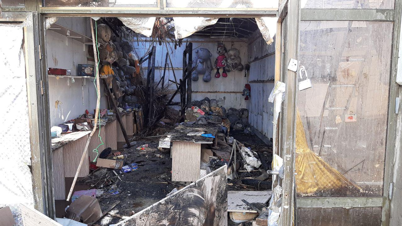 На центральном рынке Бухары произошел пожар