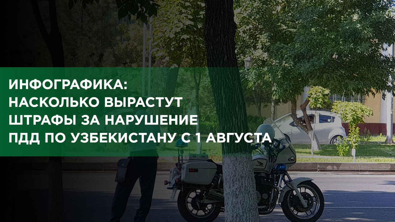 Инфографика: как изменятся размеры автомобильных штрафов с 1 августа
