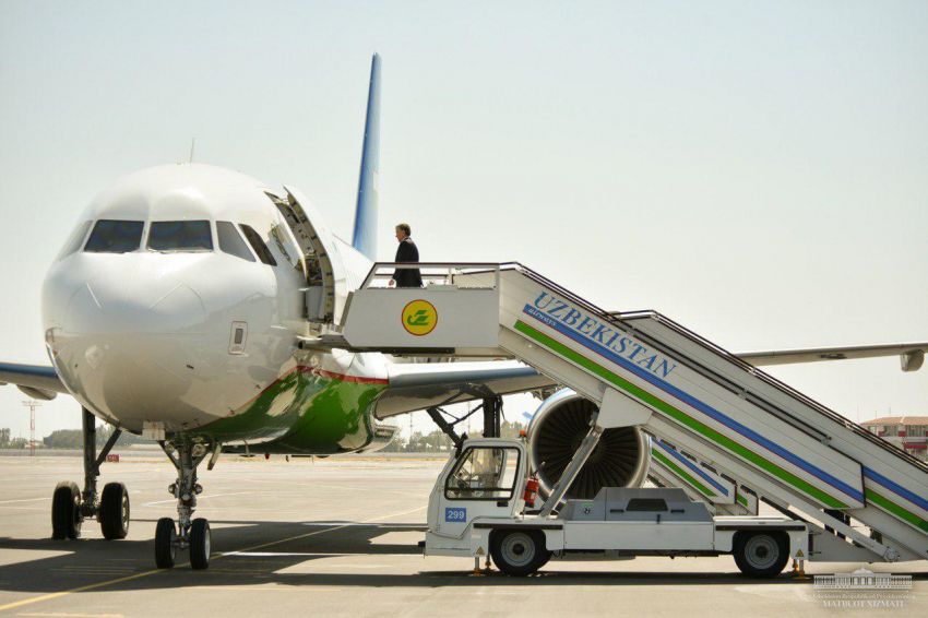 Президент вылетел в Самарканд