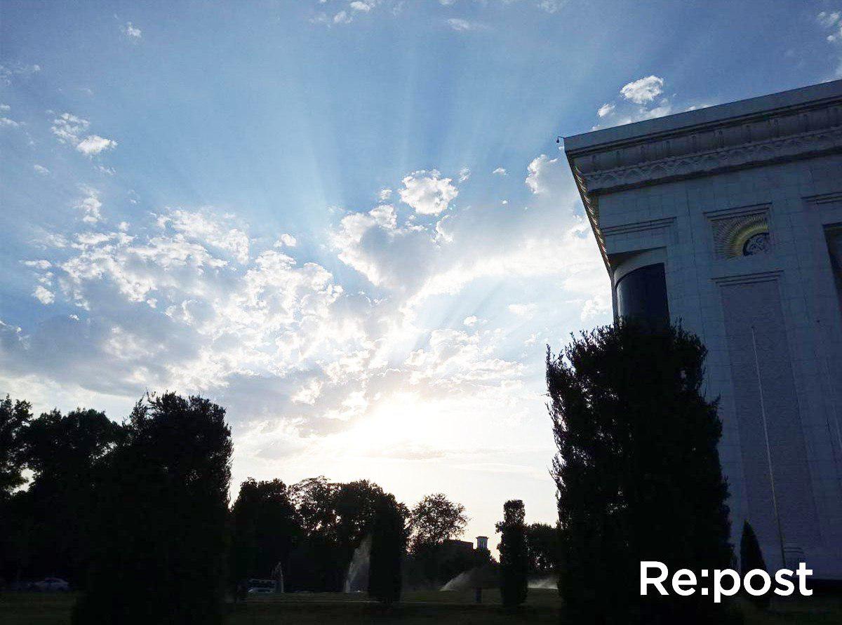 Узгидромет рассказал о погоде на выходных