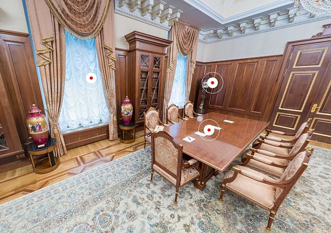 Кабинет Путина показали в формате 360