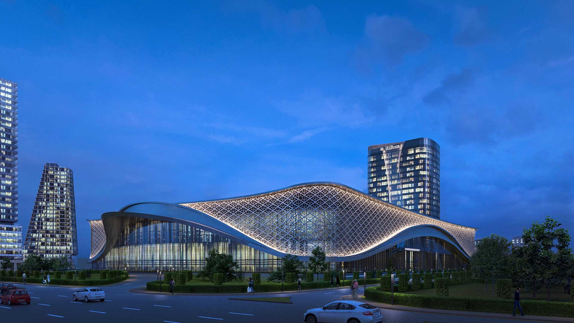 Обрушение крыши Конгресс-холла в Tashkent City назвали фейком