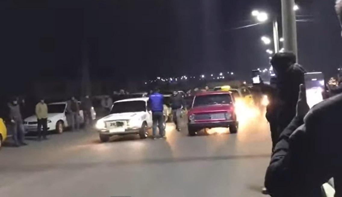 В Самарканде нашли и посадили стритрейсеров на тюнингованных Жигулях