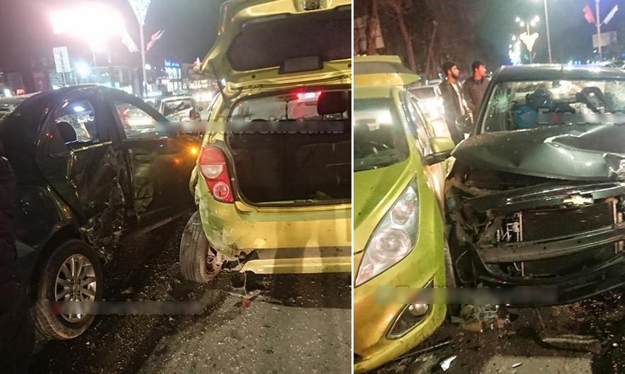 В Учтепинском районе с участием пяти авто произошло крупное ДТП